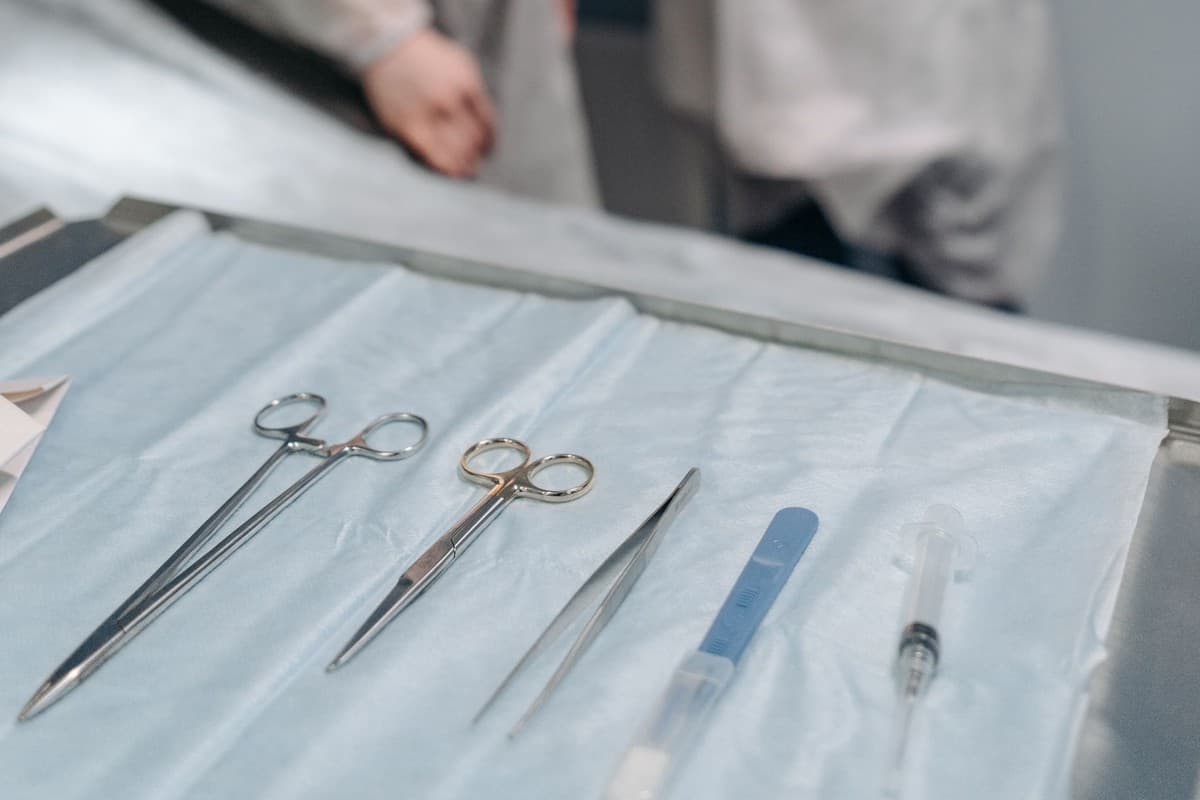 Medical instruments used in surgical preparation