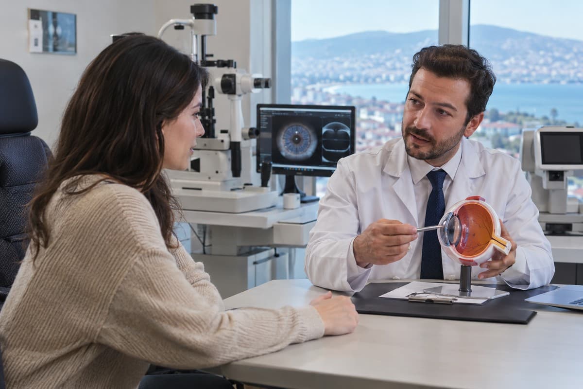 Illustrative consultation about laser vision correction in Samsun